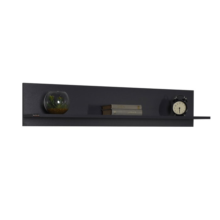 Hanah Home Estantería de Pared Antracita 120 cm Hanah Home Estantería de Pared Antracita 120 cm